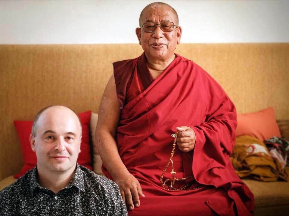 Шераб Гьялцен Ринпоче и Слава Ермолин