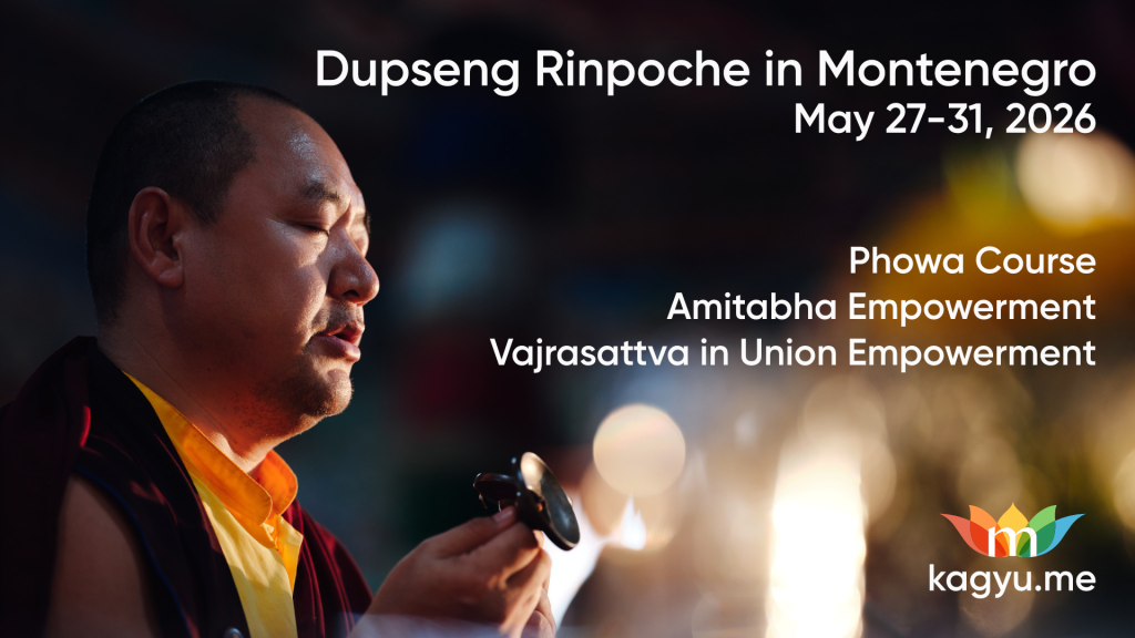 Dupseng Rinpoche in Montenegro